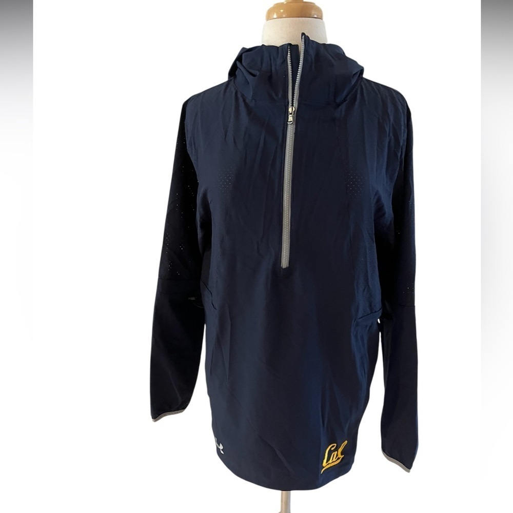 UC Berkeley Women’s 3/4 zip athletic windbreaker jacket-NWT size S